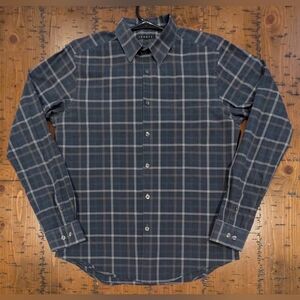 Theory M plaid L/S Button Shirt